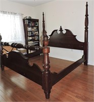 Custom Mahogany King Size Bed Frame