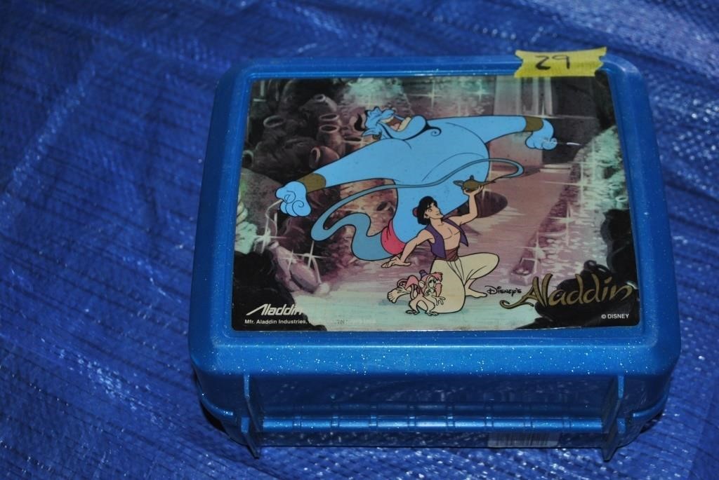 Plastic Aladdin lunchbox no thermos