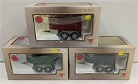 3x- Diecast Horse Trailers -- 3 Color Versions