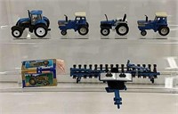 6x- Assorted 1/64 Ford Tractors/Planter