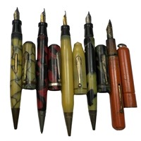 Group of Vintage Fountain Pens