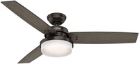 Hunter Sentinel Indoor Ceiling Fan with LED Light