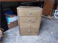 Metal  cabinet with tools & hardware 20x12x28"