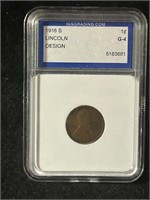 Graded 1916-S Penny