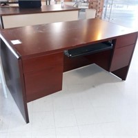 4 Drawer Wood Desk