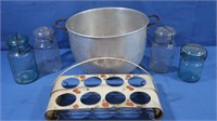 Vintage Aluminum Cook Pot 8x13", Jelly Jar