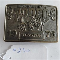 1975 Hesston National Finals Rodeo Buckle