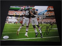 David Njoku signed 8x10 photo JSA COA