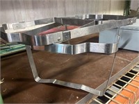 Dual frame set for catering pans