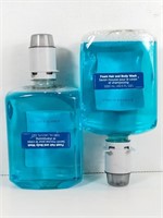 NEW Pacific Blue Foam Hair & Body Wash 2 x 1200mL