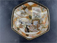 Satsuma style pottery bowl