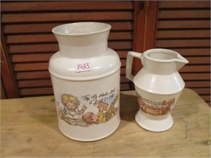 McCoy milk jug and pitcher