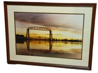 Duluth Lift Bridge Framed Photography