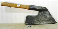 Unsigned, right-hand “Goosewing” axe w/ chamfer