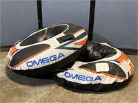 2 DBX Omega Towable Tube Rafts 44" Diameter