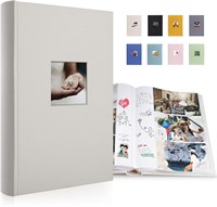 1DOT2 Luxury Fabric Photo Album 4x6 With Writing S