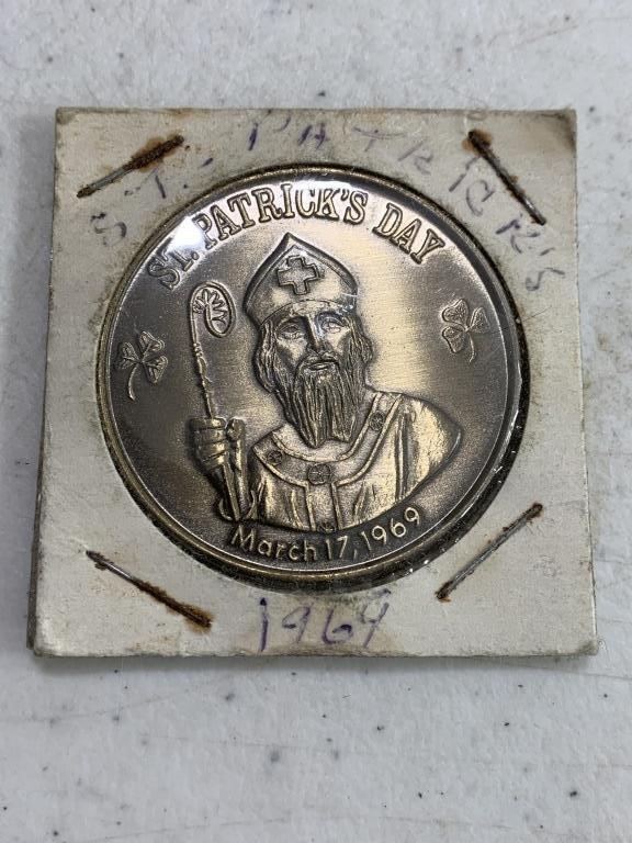 St. Patrick's Day March 17, 1969 Doubloon