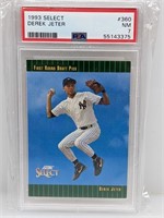 1993 Select Derek Jeter Rookie #360 PSA 7