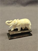 2"x2.5" IVORY PRE BAN ELEPHANT