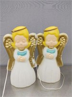 (2) Blow Mold Angels