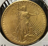 1910-S $20 Saint-Gaudens Gold Double Eagle (MS61)
