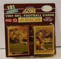 101, 1991 Score NFL Football Cards. NIP