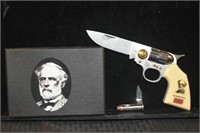 Robert E Lee Pistol Pocket Knife