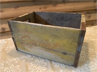 OLD WOOD SQUIRT SODA CRATE