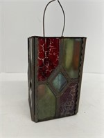 Stained glass lantern