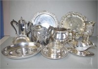 Quantity of antique & vintage silver plated