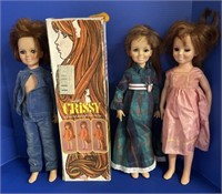 4 Crissy dolls