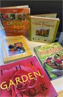 GARDENING BOOKS CROPS IN POTS, CHILE PEPPER BOOK,