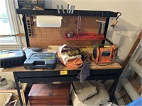 Shop Bench & Contents - Grinder NOT Included