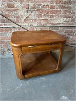 Solid Wood Oak End Table