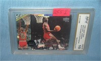 Michael Jordon graded Gem Mint 10 basketball card