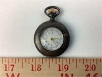 Elgin women’s pocket watch in sterling case with