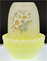 Mosser Custard Hp Floral Fairy Lamp Uv Reactive