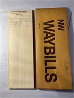 N & W Waybills w/ Envelope