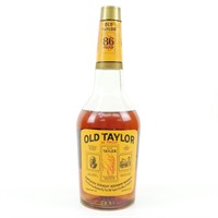 1971 Old Taylor Bourbon Whiskey Bottle