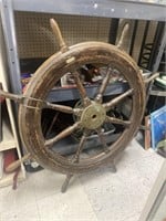 Vintage Kolstrand ships wheel.