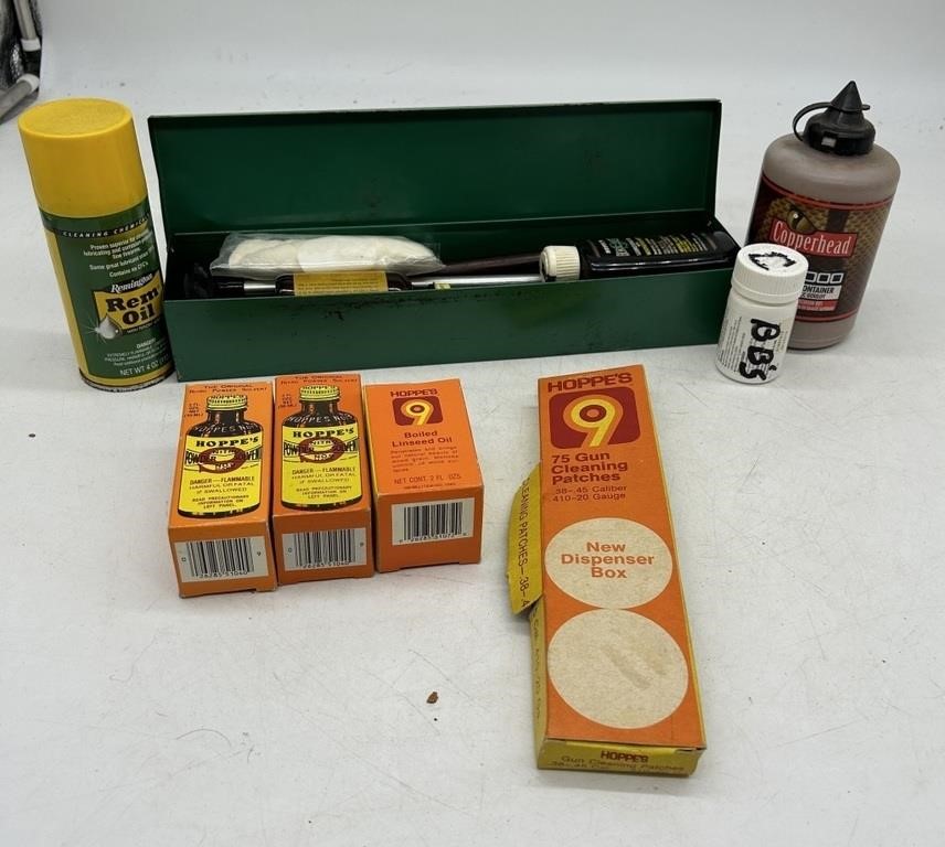 Vintage Gun Maintenance Supplies - Rem Oil, Copper