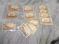 Vintage Japanese Currency