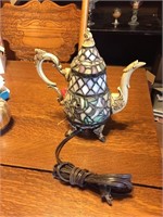 TIFFANY STYLE TEA  LAMP