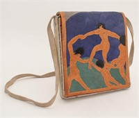Mille Fiori Suede and Leather Crossbody Bag