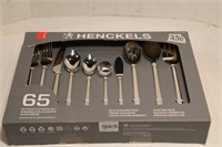 New Henckels 65 pc cutlery set
