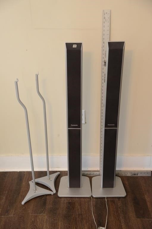 PANASONIC SB-FS740 TOWER SPEAKERS & SPEAKER STANDS