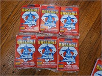 1988 Score Major League Baseball Card Packs x 6