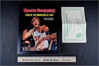 Sports Illustrated Cover Signed by Bill Walton,