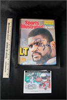 Sports Illustrated Cover Signed by Lawrence Taylor