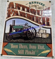 Genuine Antique Farmer Sign (9x11)